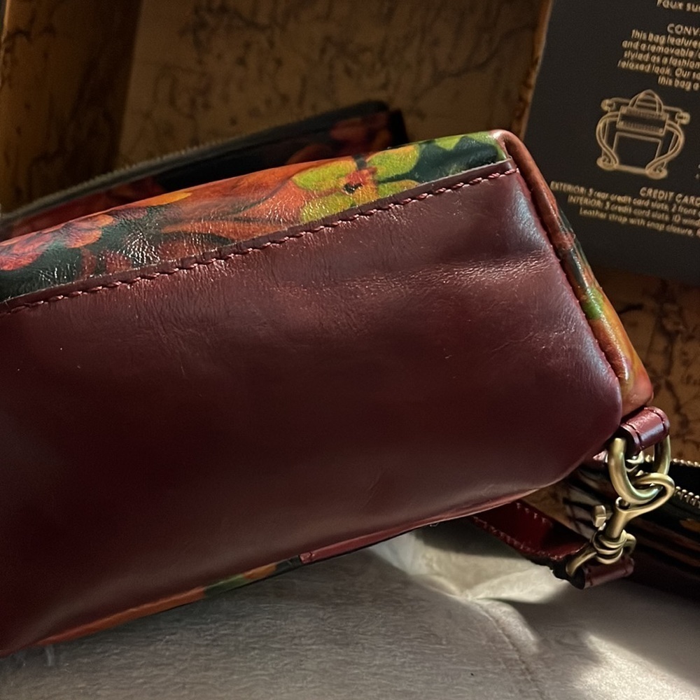Patricia Nash 100% leather convertible, backpack, and credit card wallet, new - Picture 15 of 15